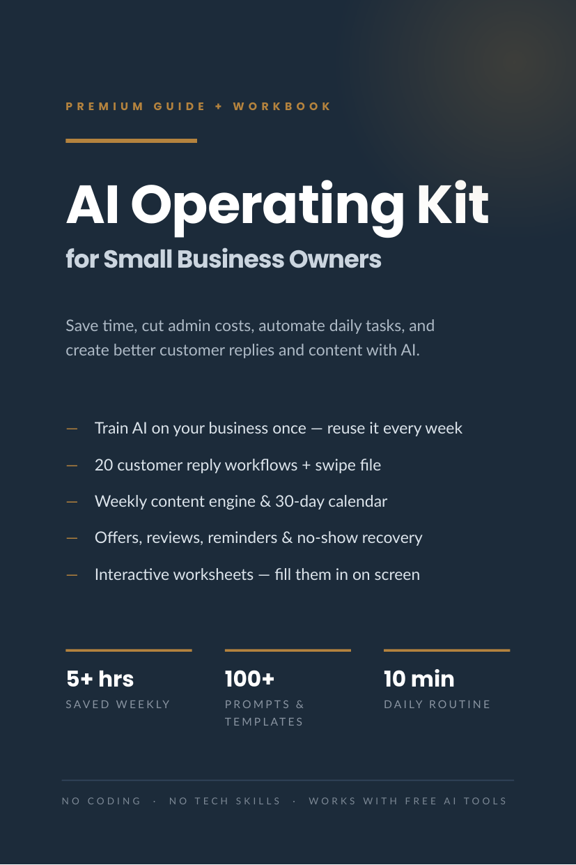 Cover of AI Operating Kit for Small Business Owners